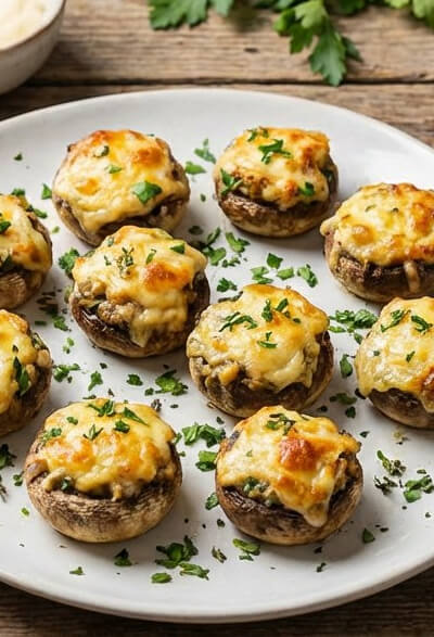 Фаршированные шампиньоны