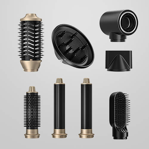 Все насадки фена стайлер с ионизацией stl HDS-m01.