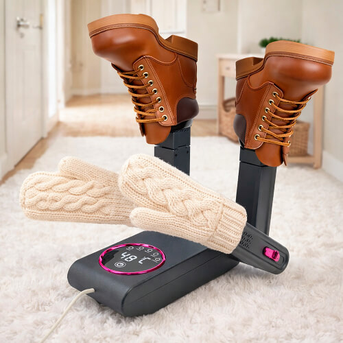 Сушилка для обуви 4 рожка STL SD-M02 одноврменно сушит рукавицы и обувь